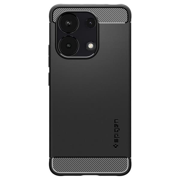 Skydd för Xiaomi Redmi Note 13 4G - Spigen Rugged Armor - Svart