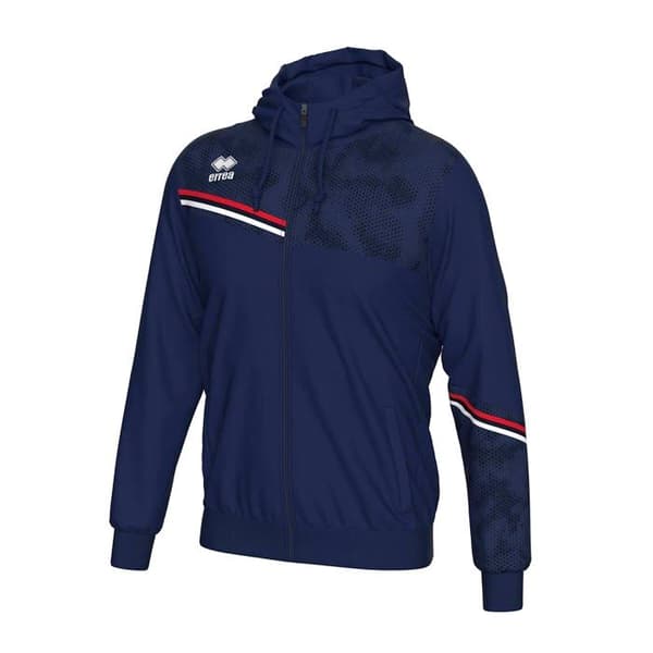 Errea Eber hoodie - marin/röd/vit