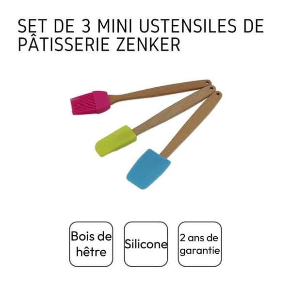 Kit med 3 bakverktyg 20 cm Zenker