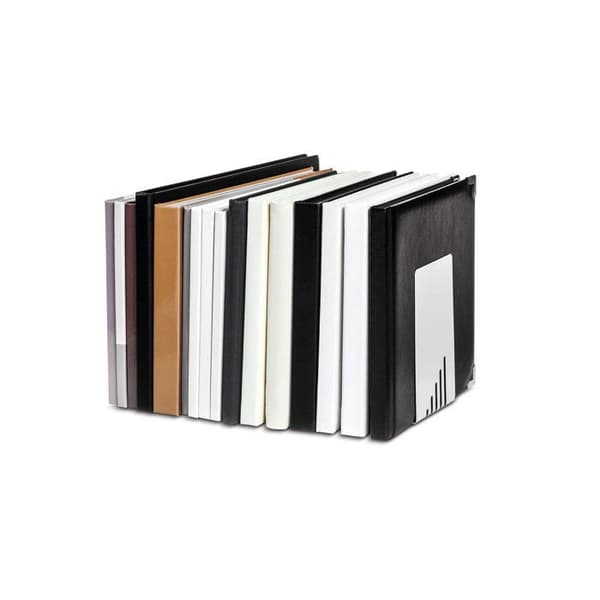 Bokstöd - MAUL - (L)85 x (D)140 x (H)140 mm - Grå