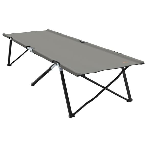 Fällbar solbädd - Grå - Oxford 600D - Metallram - 1 plats, 100 kg max