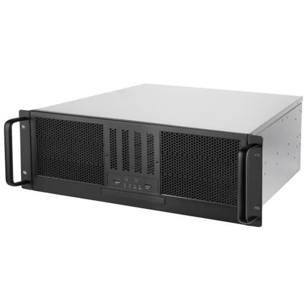 Montering på rackserver - SILVERSTONE - SST-RM41-506 - 4U - Svart - Rack 4U