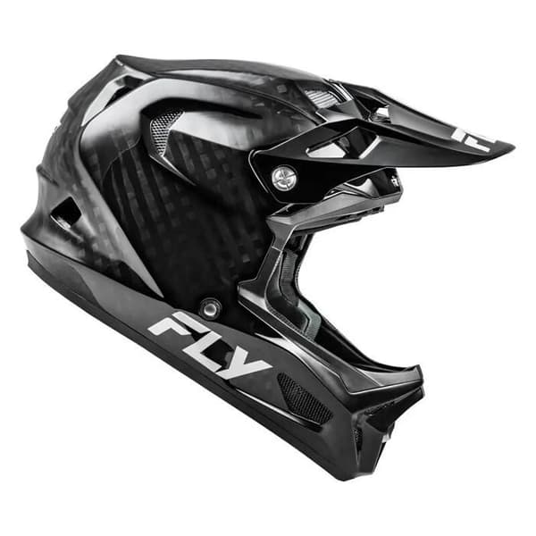 Fly Racing Werx-R Carbon Solid - svart kolfiber
