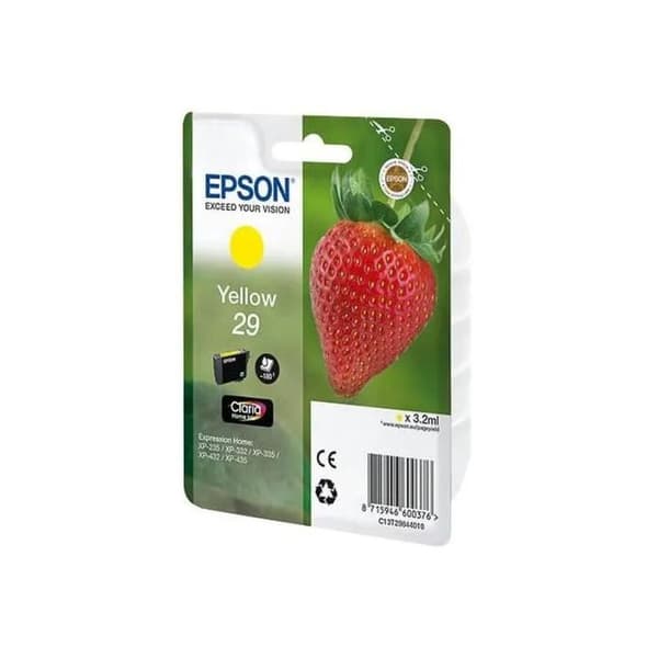 Epson Bläckpatron Jordgubb 29 Gul