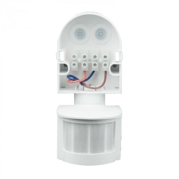 Rörelsedetektor - ECOLIGHT - CP-3B - Vit - PIR - 12m - 180°