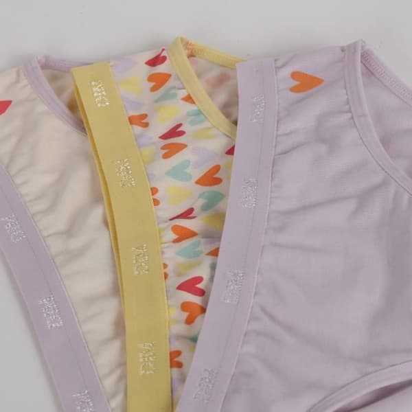 3-pack barnunderkläder i bomull Pockets