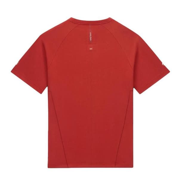 Röd T-shirt Herr Converse Oxide