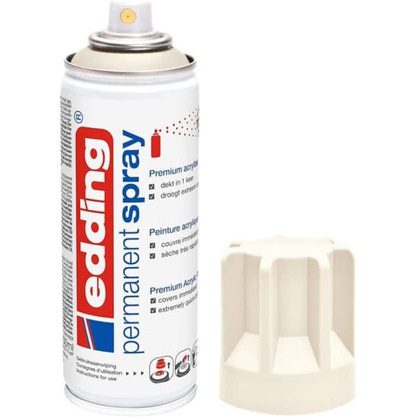 Edding 5200 permanent akryl sprayfärg krämvit