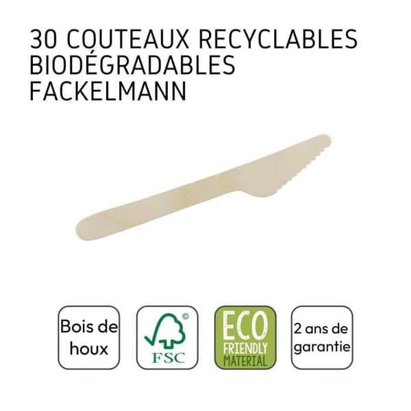 Set med 30 engångsträknivar Fackelmann Move