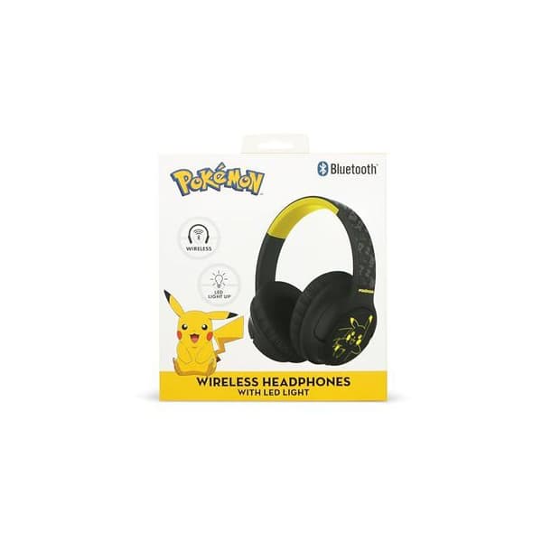 Trådlösa hörlurar - OTL TECHNOLOGIES - Pikachu - Fällbara - Bluetooth V5.3 - LED