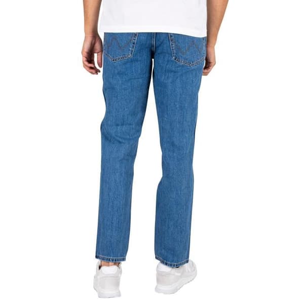 Jean Non Extensible - Wrangler - Texas - Blå - Regular Fit - Man
