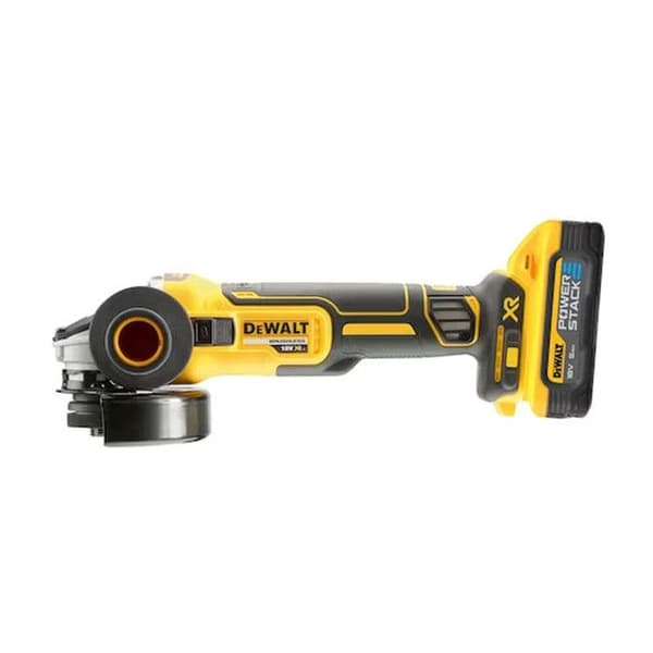 Meuleuse DEWALT Ø125mm 18V - 2 batterier 5Ah POWERSTACK - DCG405H2T-QW