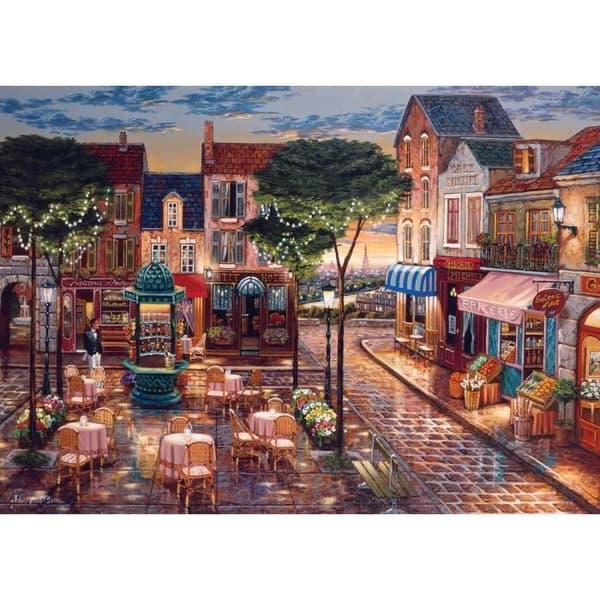 1000 bitars pussel - Paris i målning - Ravensburger