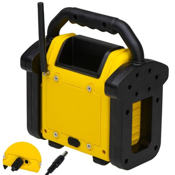 Byggarbetsradio Adler, Bluetooth 5.1, IPX 54, effekt 10 W, AD 1911