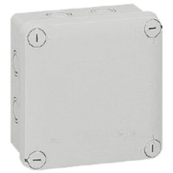 vattentät kopplingsdosa 100 x 100 x 55 mm legrand plexo knockout-ingång