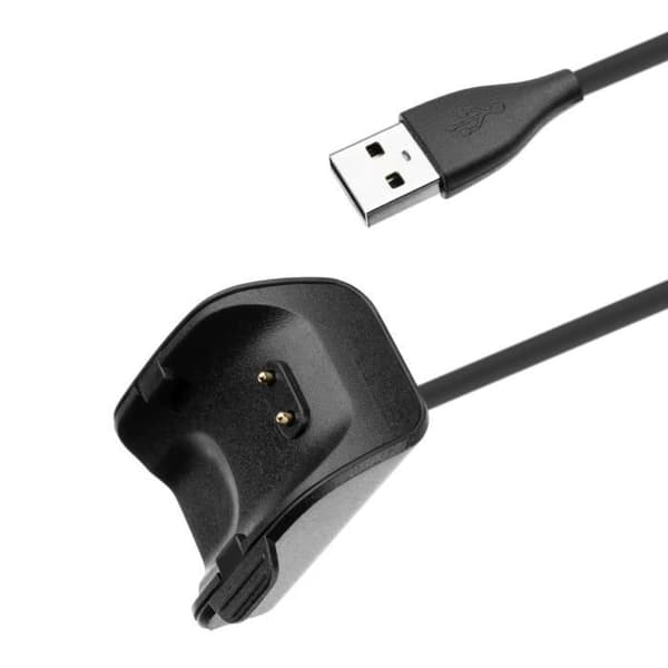 USB-kabel - FIXED - Galaxy Fit 2 - Svart - Typ: USB - Snabb laddning