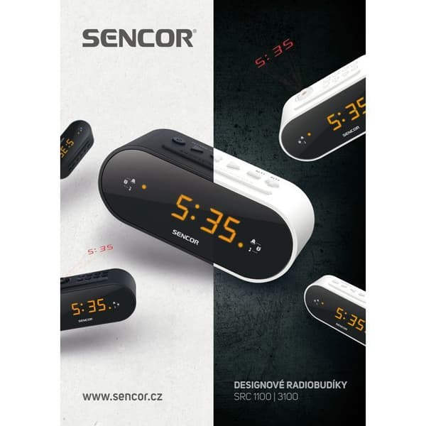Radioväckarklocka med projektion - Sencor - SRC 3100 B