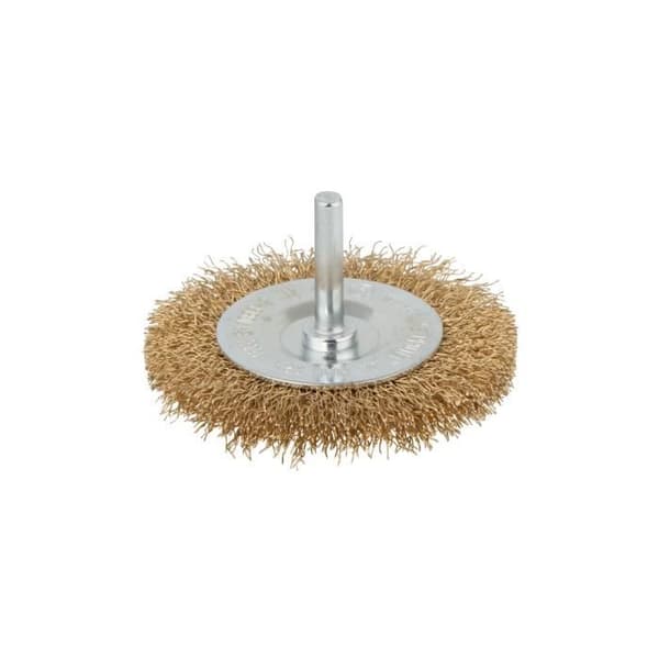 WOLFCRAFT Cirkulär mässingsborste T6 - Diameter: 75 x 7 mm