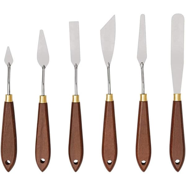 Set med 6 målarknivar - Liquitex