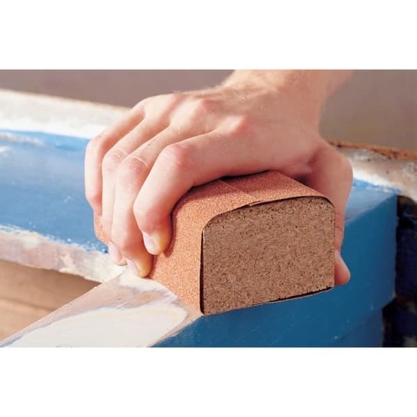 WOLFCRAFT 1 Korkslipblock - 123x67x45 mm