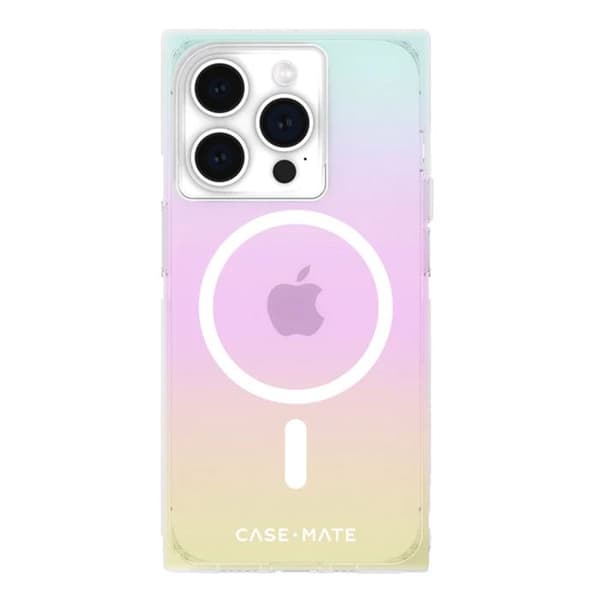 Case-Mate BLOX MagSafe - Fodral för iPhone 15 Pro (Regnbågsfrost)
