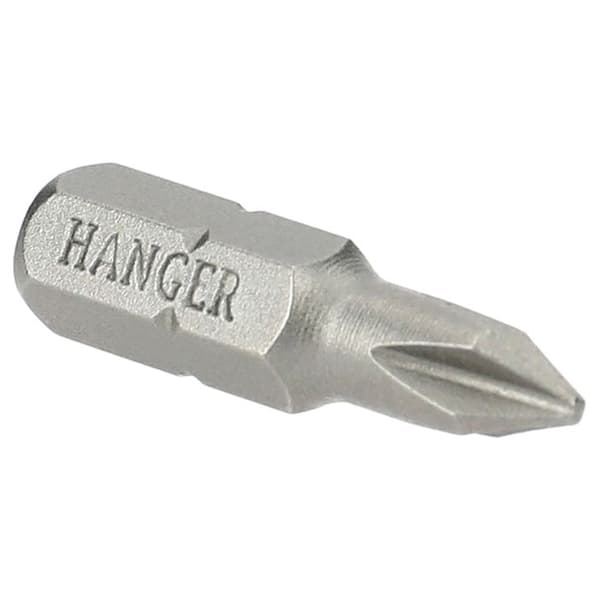 Förpackning med 50 PH2 25mm korsskruvbits - HANGER - 133019