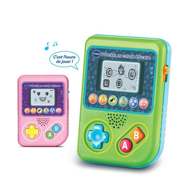 VTECH - V-POCKET, MIN UTBILDNINGSKONSOL - Grön