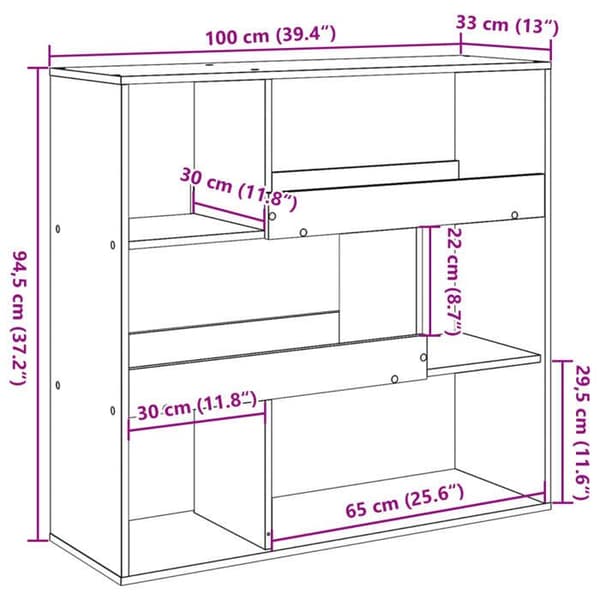 vidaXL Grå betong träpanel 3309477