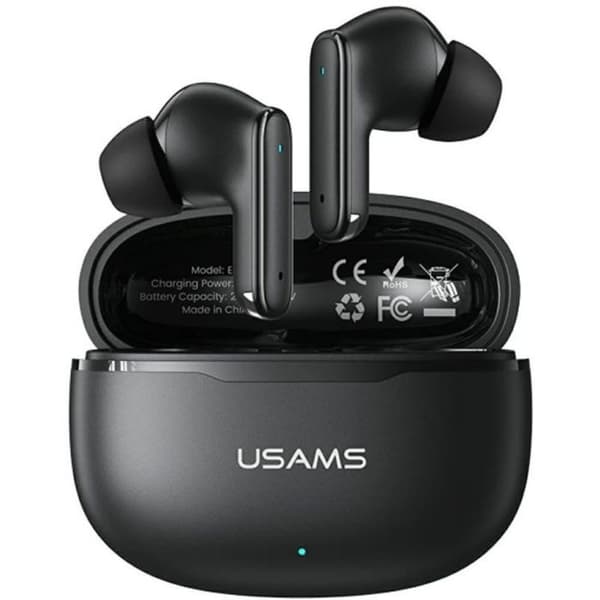 Hörlurar - Usams TWS E05 trådlösa hörlurar Bluetooth 6.0 Svart