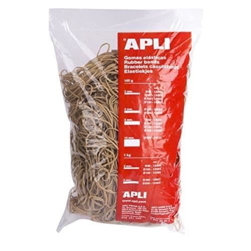 Elastiska armband - Apli - 12864 - Gummi 75%-80% - Diameter 80mm - Tjocklek 2mm