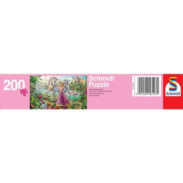 Pussel barn - SCHMIDT - 200 bitar - Vacker fe i den magiska skogen - 200 bitar