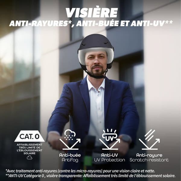 Skyddshjälm - T'NB - Visir - Storlek M - Repfria visir - Optimal ventilation