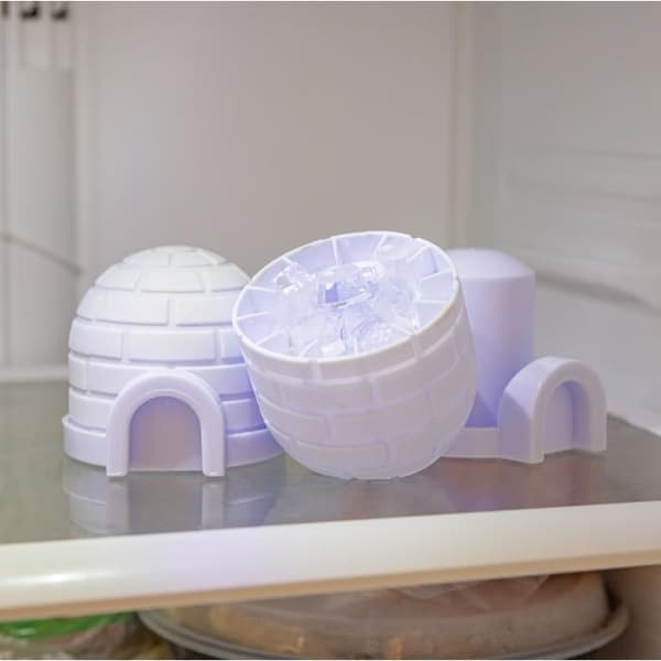 Set med 2 Mini Isformar Igloo - Vit