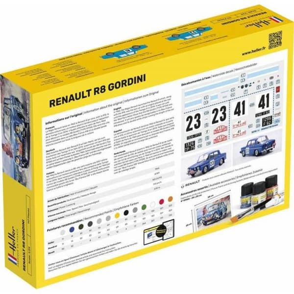 Maquette bil: Renault R8 Gordini