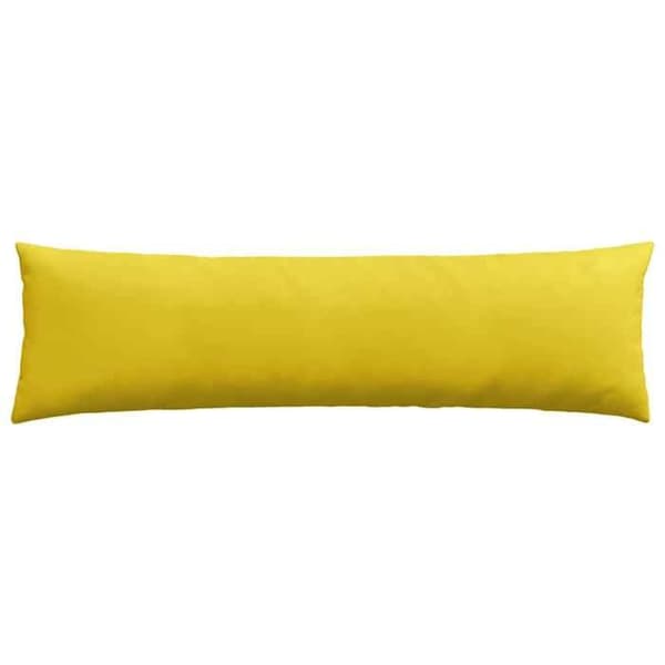 vidaXL Soffkuddar 2 st Gul 145 x 40 cm 42013849