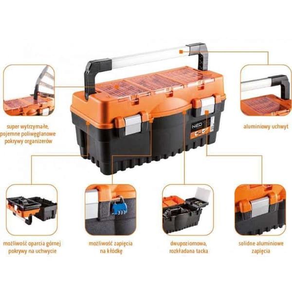 Verktygslåda NEO TOOLS 84-105