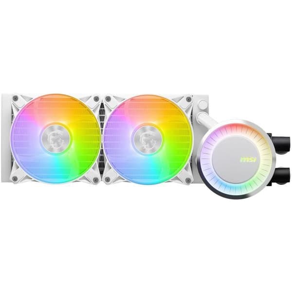 Refroidissement PC - MSI - 306-7ZW5E21-C24/306-7ZW5E24-C2 - MAG CORELIQUID E240 VIT WHITE