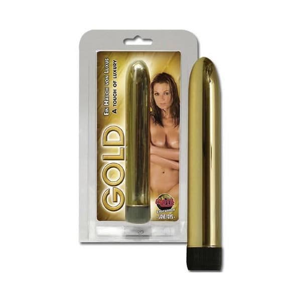 Vibrator - Guld - 17,5 cm - Ø 2,5 cm - Hastighetsregulator