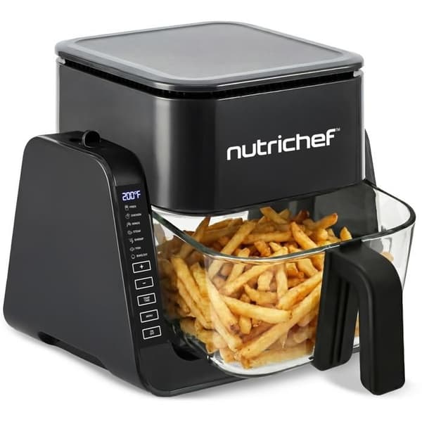 Luftfritös med grill - NUTRICHEF - NutriChef - 1500 W - 4 L - 8 program