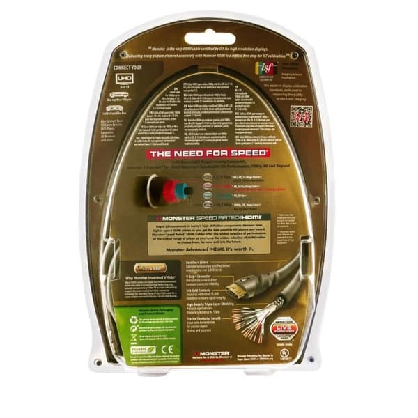 HDMI 2.0 UHD Monster Gold-kabel 3 m