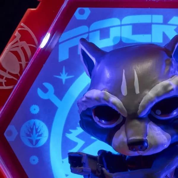 Figurine POD - WOW - Rocket Raccoon (Marvel) - grå/röd - Officiell licens