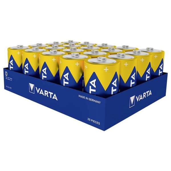 Högenergi D-batterier, 16500mAh, 1st. VARTA (per 20)