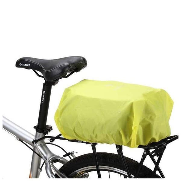 Universell regnöverdrag med elastik för cykelryggsäck, grön
