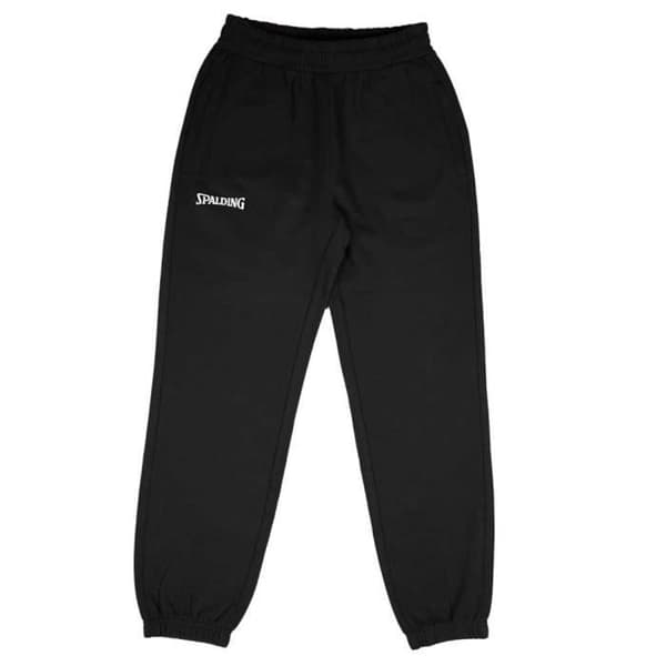 Träningsbyxor - Spalding - Flow - Svart - Barn - 80% Bomull 20% Polyester