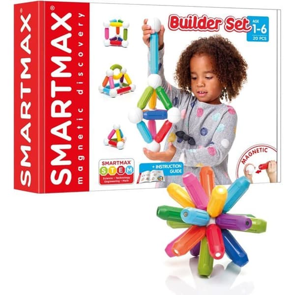 Smartmax Byggset med magnetiska byggklossar 20 delar