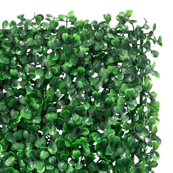 Artificial stängsel - 24 st - Grön - 40x60 cm - PE (polyeten)