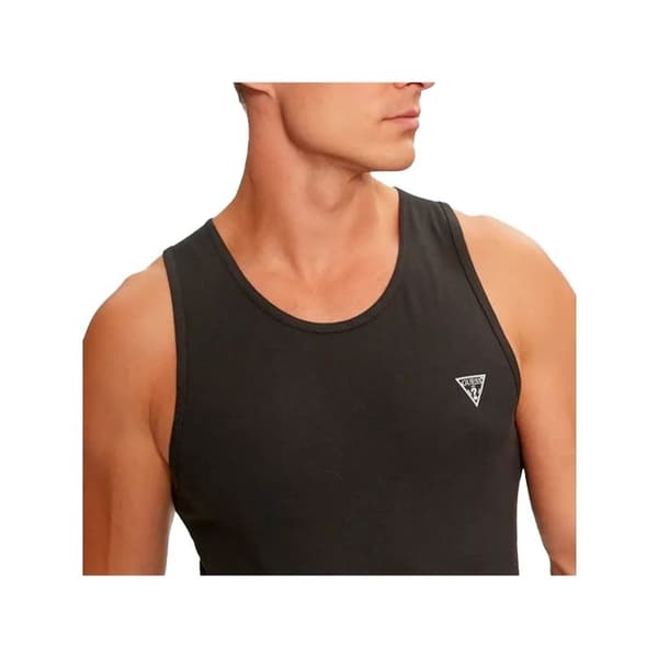 Guess Herrtanktop Pack x2 mini triangel Svart Bomull