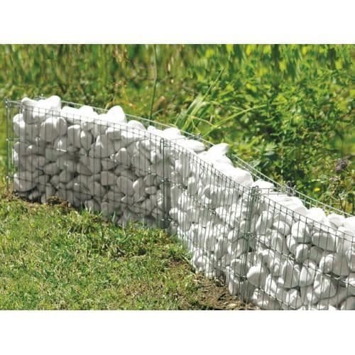 Gabion för lång mur: 2,30 ml Höjd: 40 cm