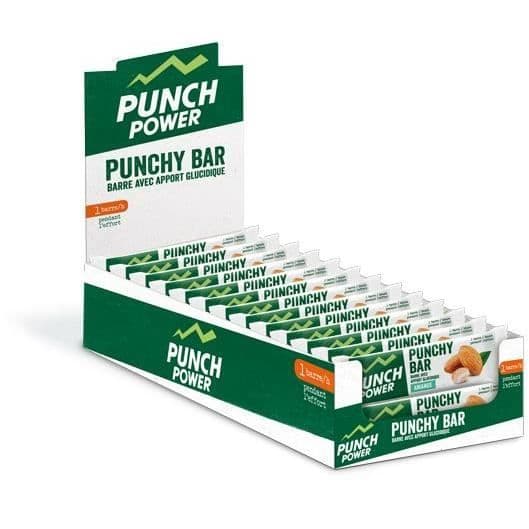 PUNCH POWER - PUNCHY BAR Almond - Display 40 barer