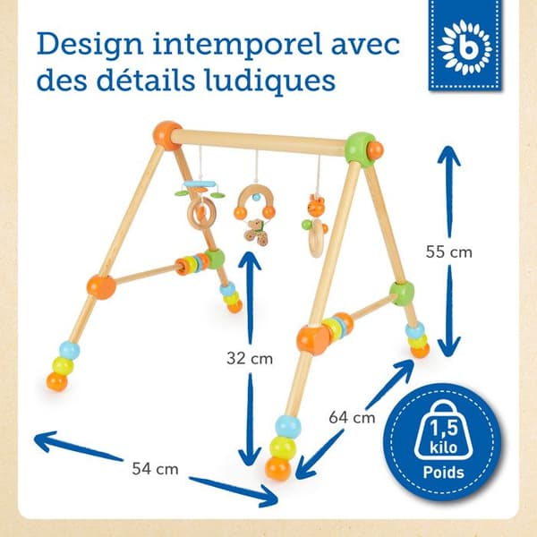 Justerbar träportal - BIECO - 23000015